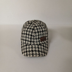 노스페이스 체크 울배색 볼캡모자