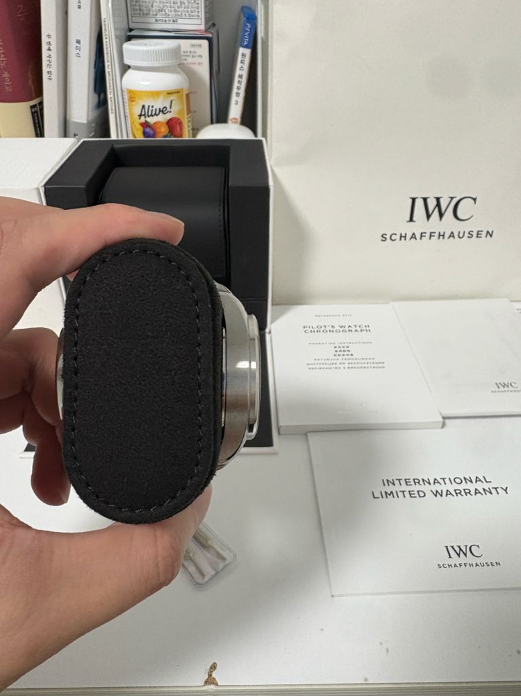 (판,교) IWC 파일럿 크로노그래프 43mm 스틸시계 풀구성+고급와인더 판매 이미지