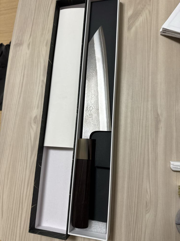 초심 요시카네 SKD12 키리츠케 규토 210 우도 쉐프나이프 주방 식칼 나이프--0