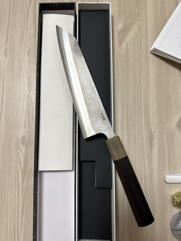 초심 요시카네 SKD12 키리츠케 규토 210 우도 쉐프나이프 주방 식칼 나이프--1