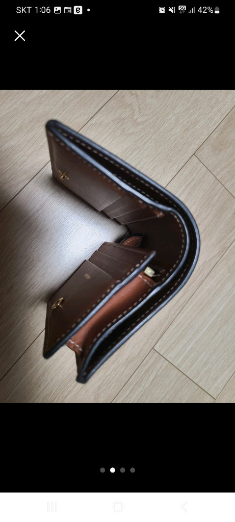 버버리 반지갑 이미지