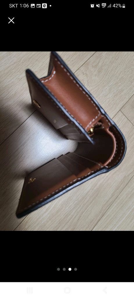 버버리 반지갑 이미지