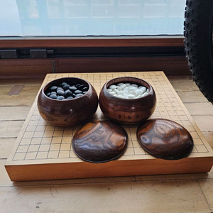 원목 고급 바둑판 & 바둑돌 세트