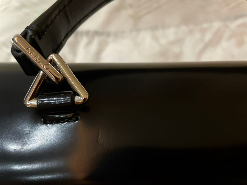 [급처 최종가, 거의 새제품] 겐조 K백 크로스바디 소가죽 숄더백--7