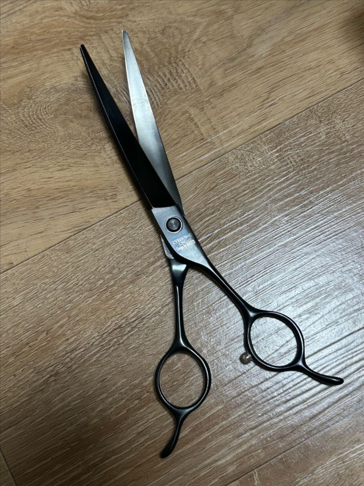 애견미용 가위 마르떼 CYBER CNC 커브 7인치 이미지
