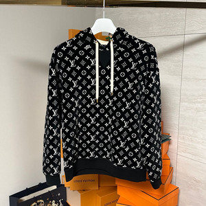 [S사이즈]루이비통 모노그램 코튼 타월링 후드티 이미지