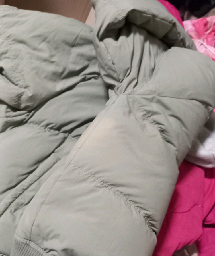 마틸다 오리털 후드 숏패딩 55사이즈--3