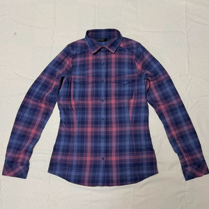 아크테릭스 여성 체크 셔츠 xs