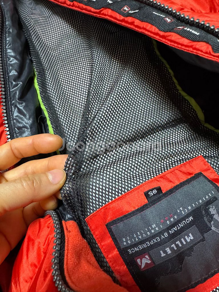 밀레 남성 구스다운 패딩 95사이즈--6