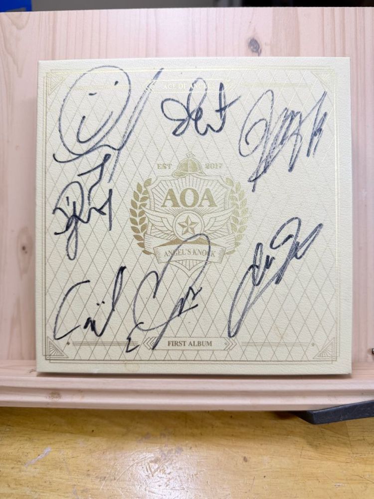 AOA 싸인앨범, 비매,정규1집,ANGELS KNOCK,2017년 이미지