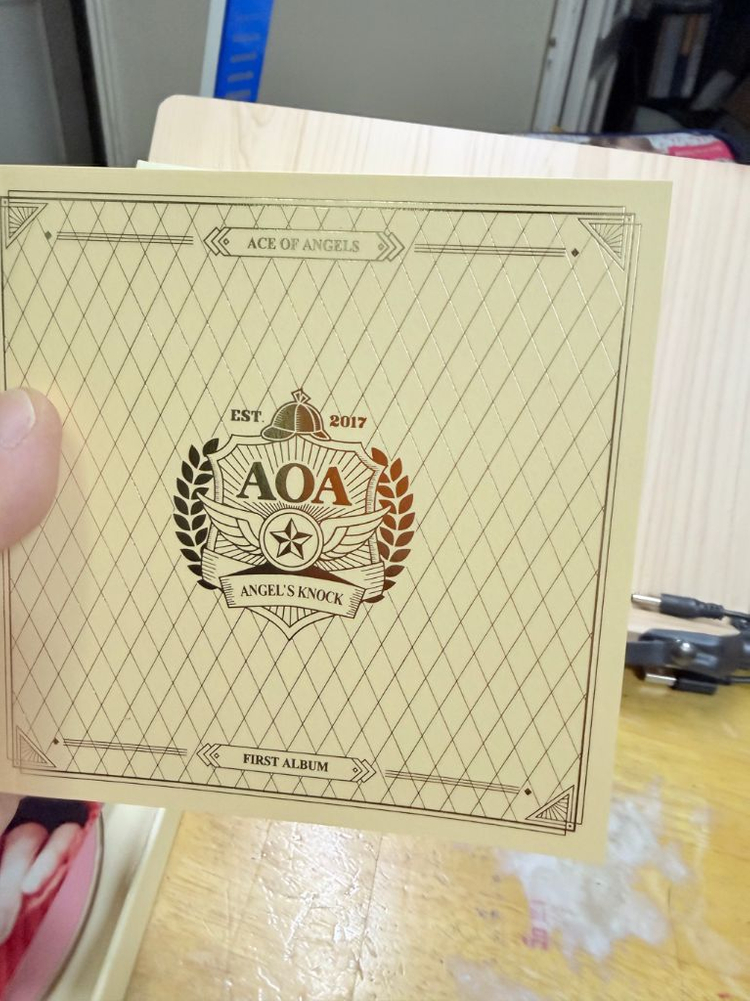 AOA 싸인앨범, 비매,정규1집,ANGELS KNOCK,2017년 이미지