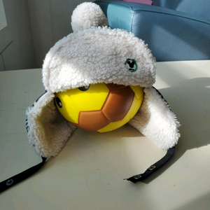 아가방 유아 겨울 무스탕 털 모자(상태 최상)