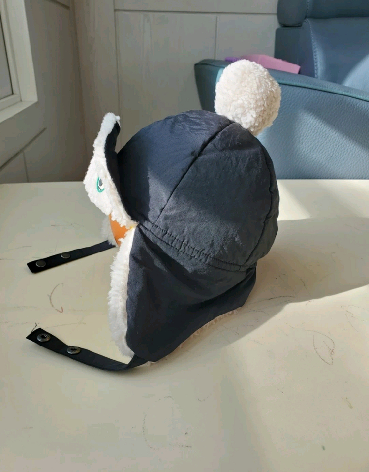 아가방 유아 겨울 무스탕 털 모자(상태 최상)--1