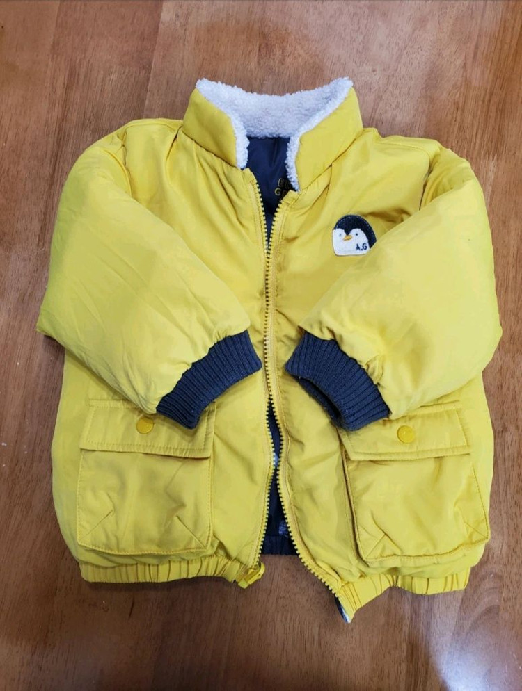 아가방 리버시블 패딩 90--1