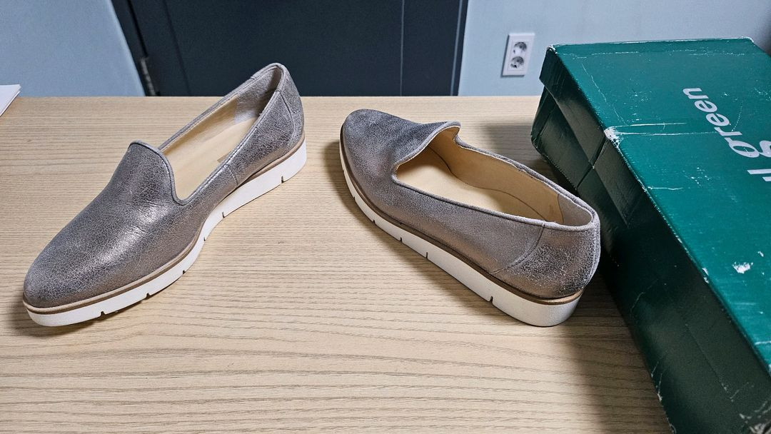 [7M,240]폴그린-슬립온,로퍼(스모크매트) 이미지