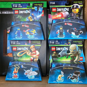 레고 디멘션즈 펀팩 71209, 71213, 71214, 71218 미개봉 새상품 팝니다.