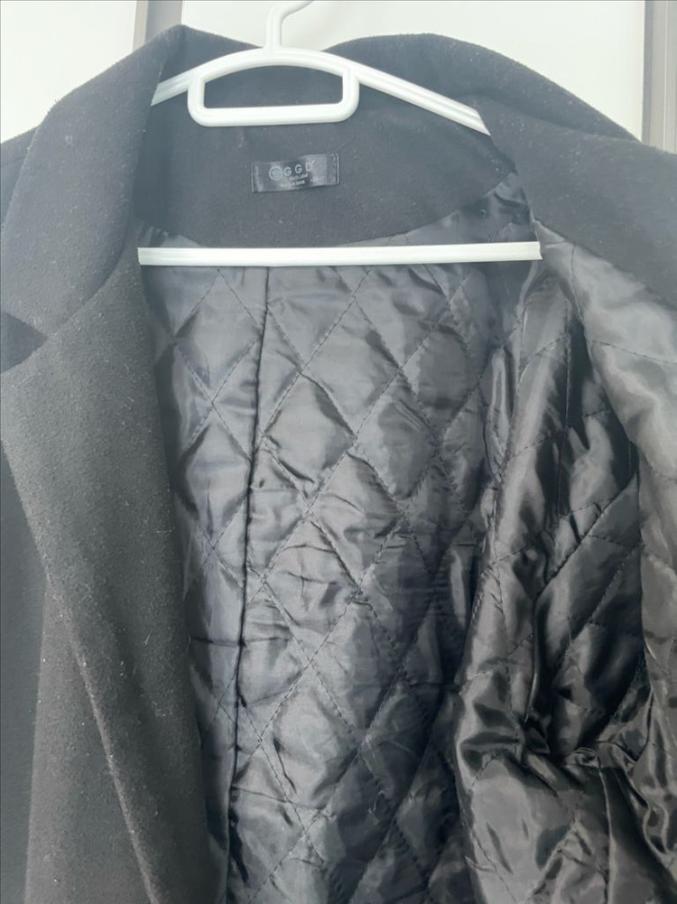 남성 코트 블랙--1