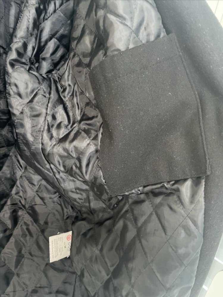 남성 코트 블랙--2