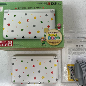 닌텐도 3ds xl 동물의숲에디션 (뱅크,무버) 이미지
