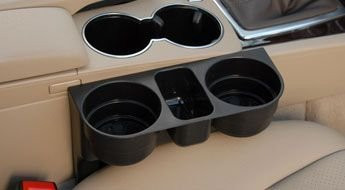 새 차량용 음료수 홀더 거치대 머그컵 물통 보관 용품 다용도 포켓 정리 이미지