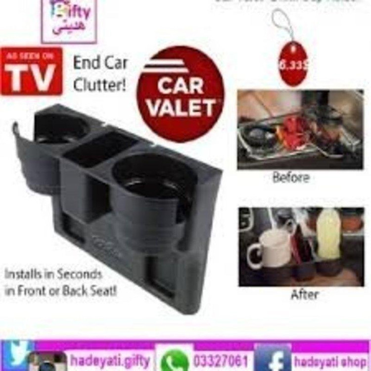 새 차량용 음료수 홀더 거치대 머그컵 물통 보관 용품 다용도 포켓 정리 이미지