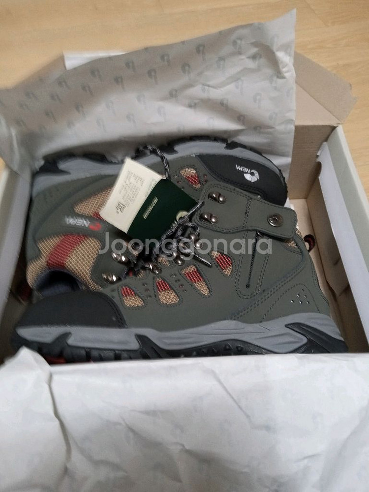 gt-36n 네파 안전화 260265270 지퍼 메쉬 새제품--2