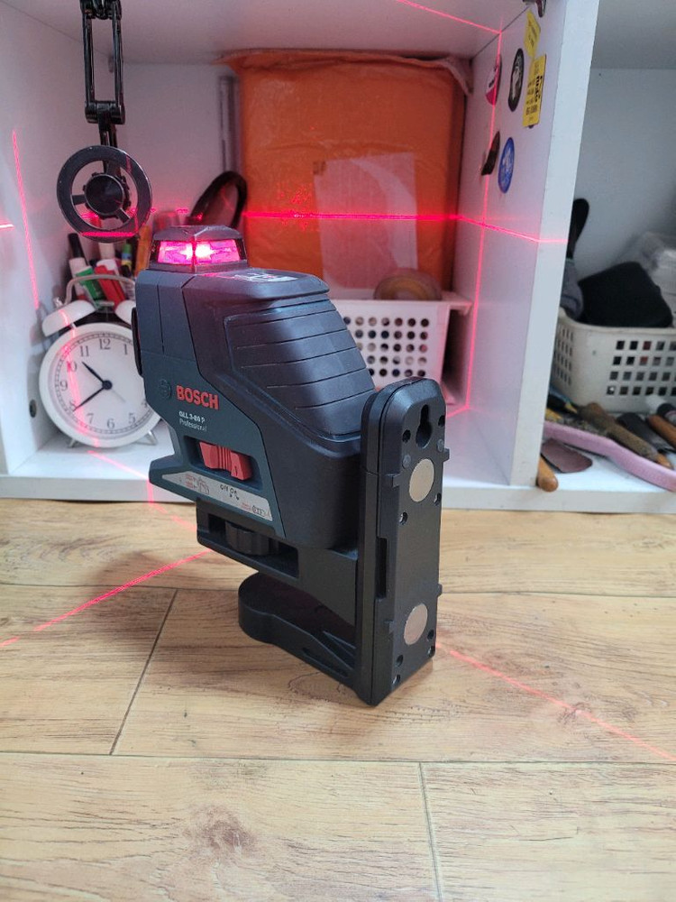 보쉬레이저레벨 GLL3 80P 자석브라켓포함 3D12라인 이미지