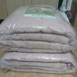 양모 이불패드세트 새상품