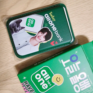 새상품)변우석 올원뱅크 맥세이프 카드지갑