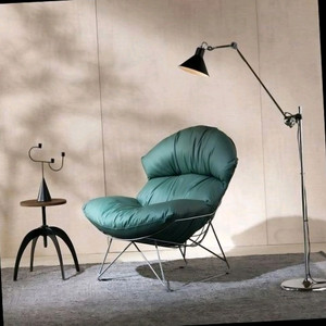 현대리바트 세계가구 클라우드 1인 가죽소파 딥그린 쇼파 의자 12만원