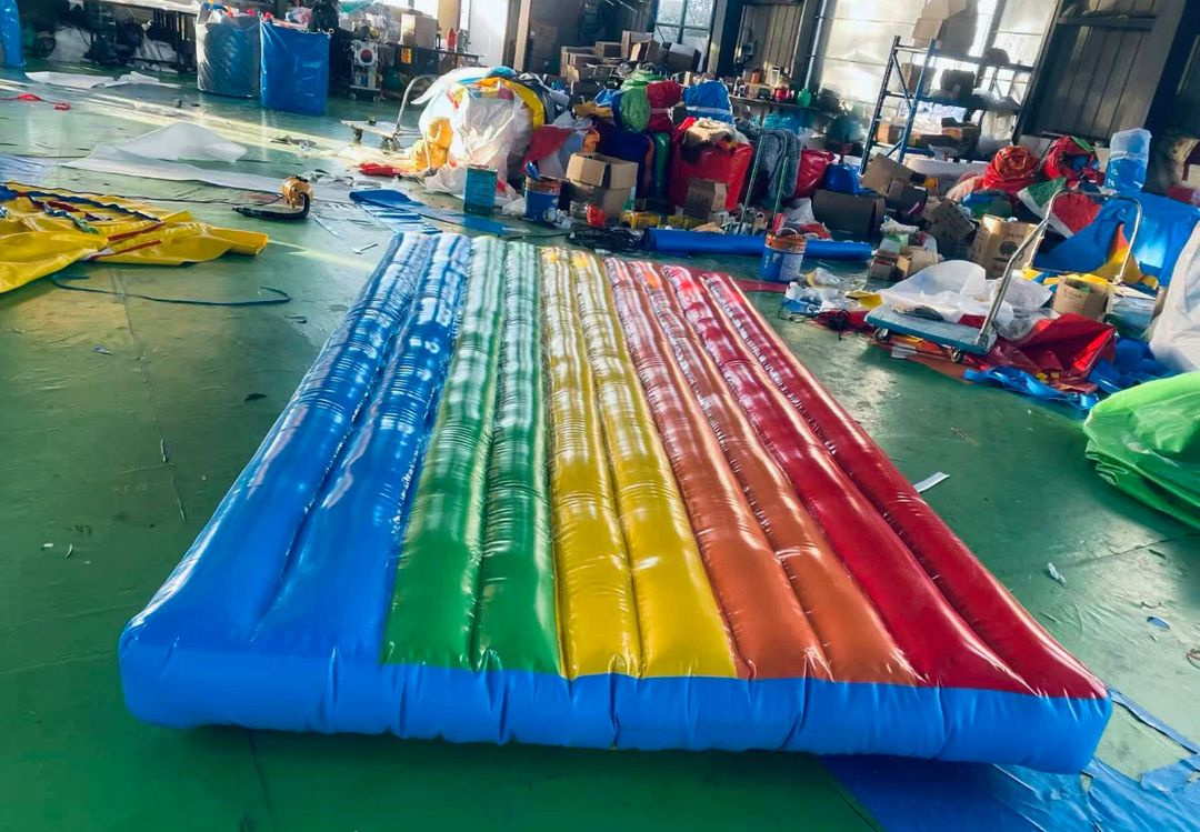 레인보우 매트 에어바운스 폐쇄형--1