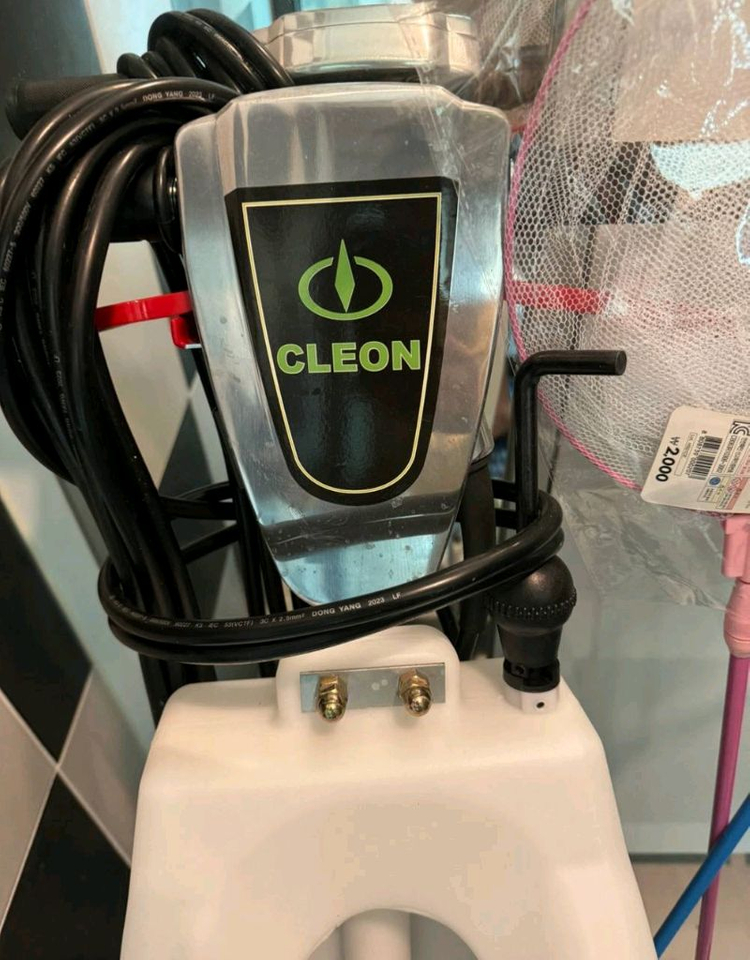 클레온 16인치 광택기/연마기 + cs테크 2모터 45L 건습식 청소기--2