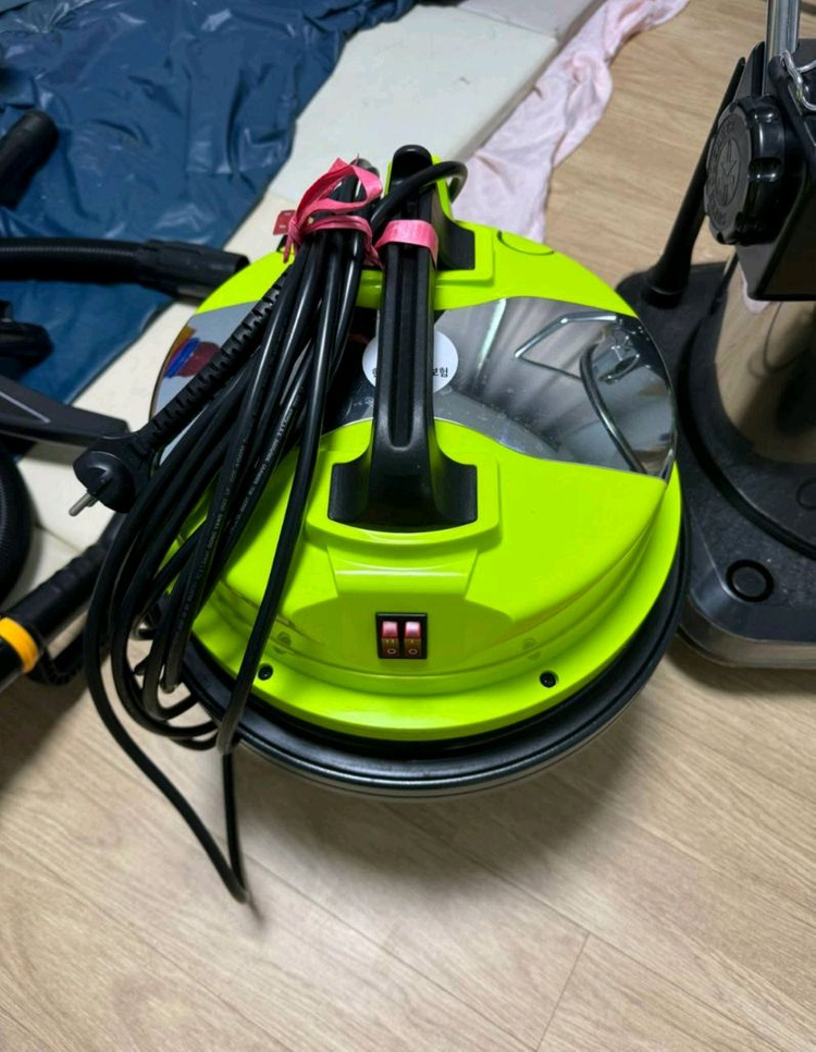 클레온 16인치 광택기/연마기 + cs테크 2모터 45L 건습식 청소기--4