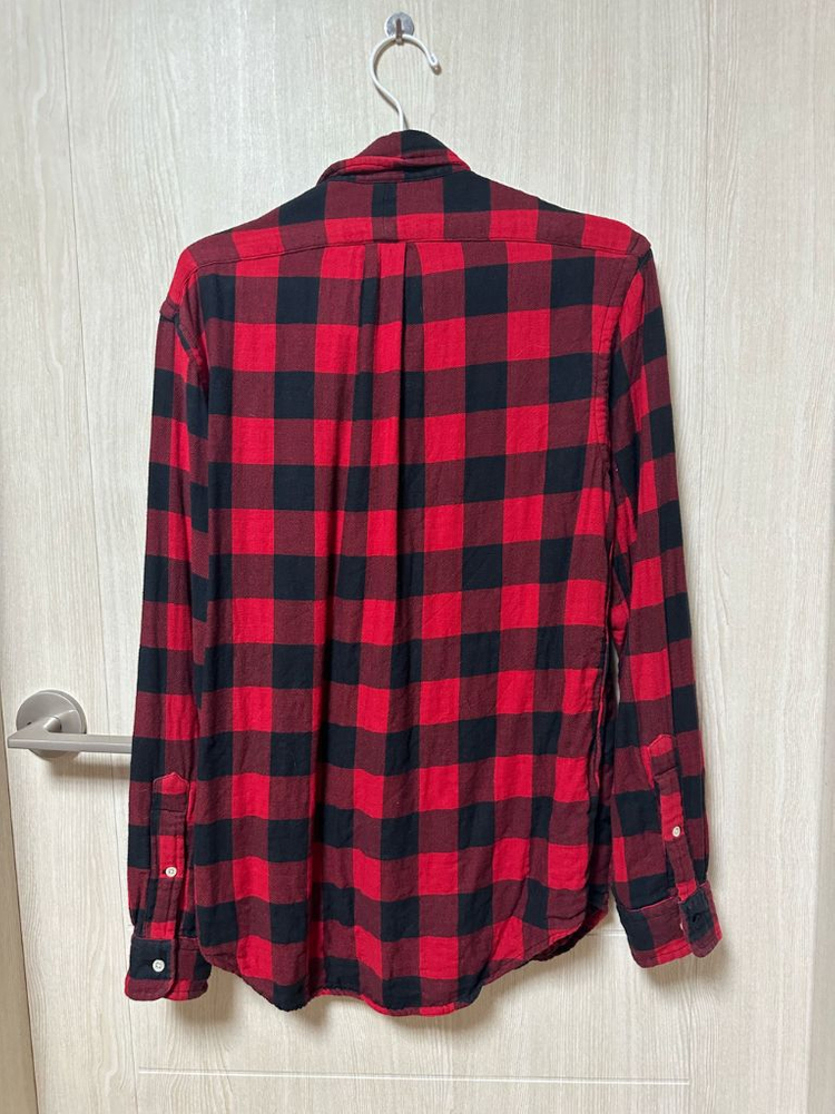 폴로 체크셔츠 S사이즈--1