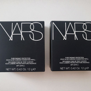 [미개봉새제품][나스] 퓨어 래디언트 프로텍션 아쿠아 글로우 쿠션 파운데이션 리필 2개 (남산)