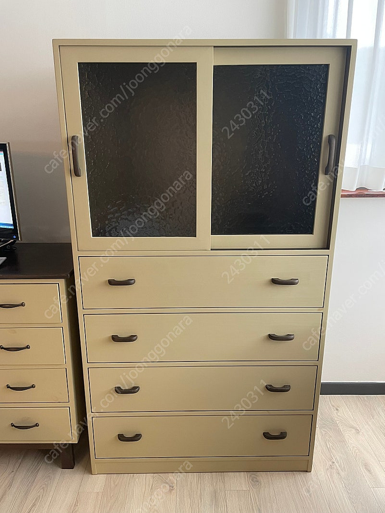 FunnyDIY 원목가구 퍼니다이 빈티지 문갑 서랍장--2