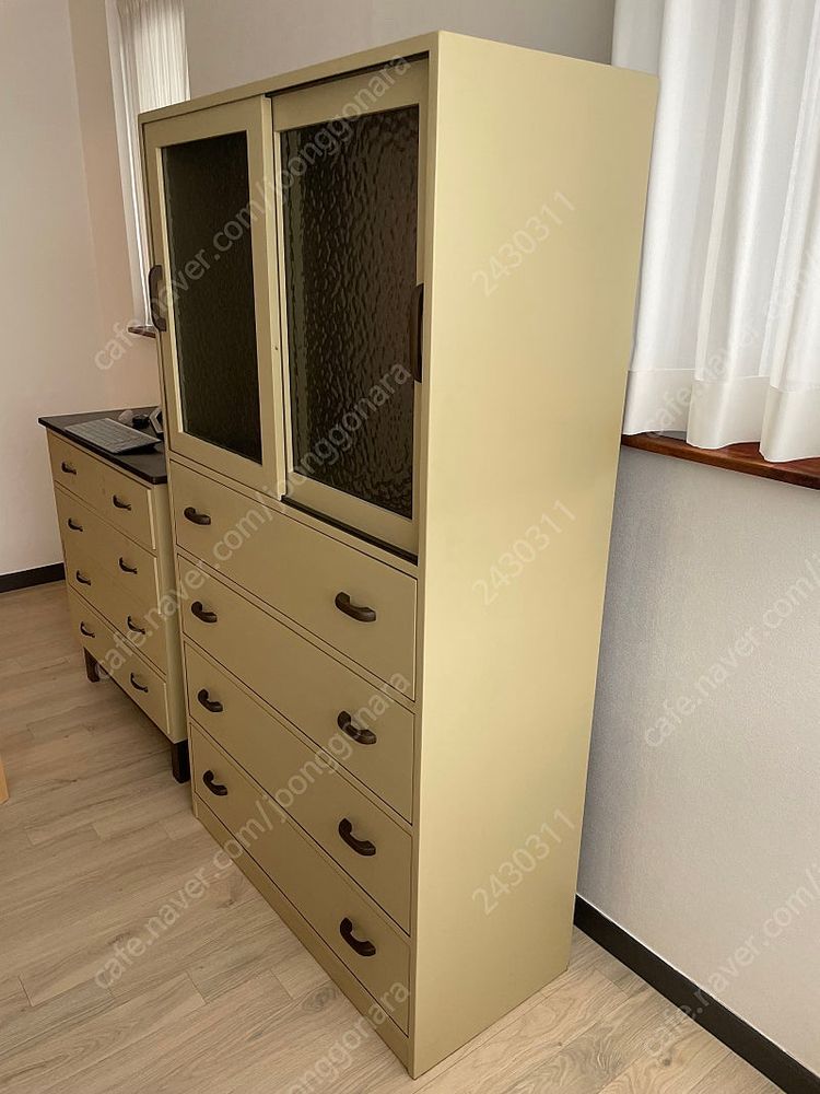 FunnyDIY 원목가구 퍼니다이 빈티지 문갑 서랍장--4