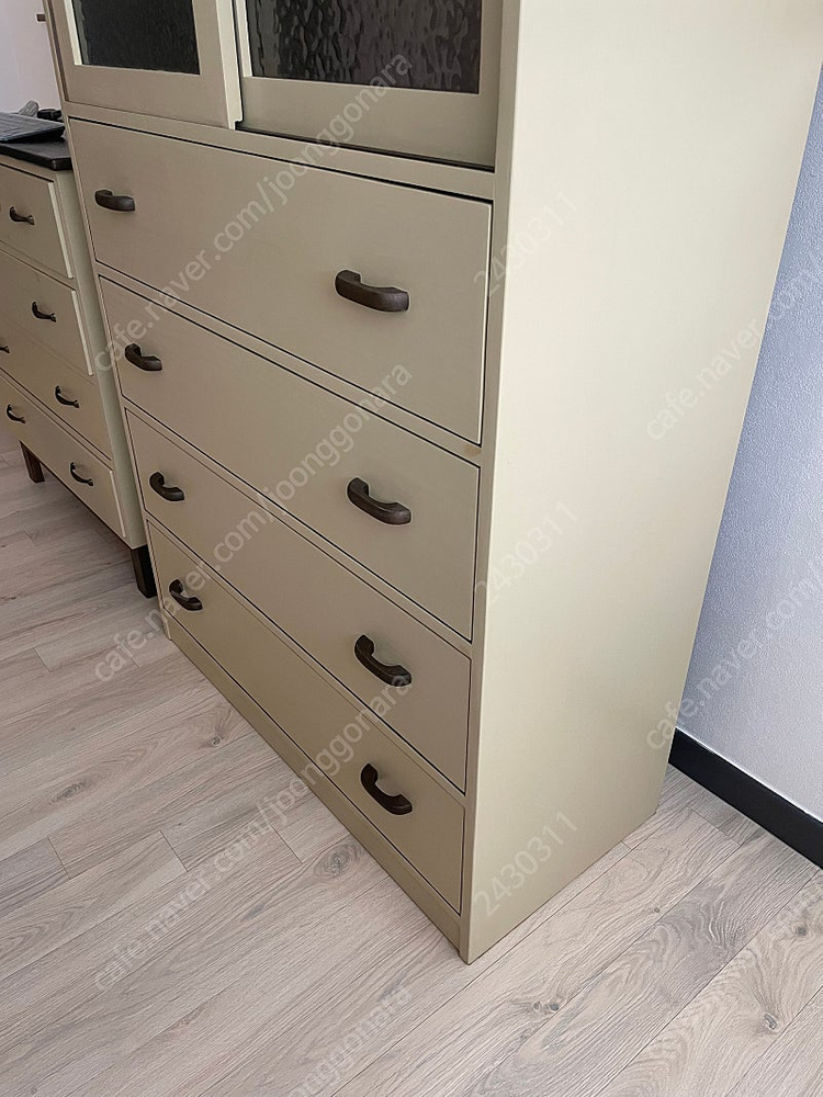 FunnyDIY 원목가구 퍼니다이 빈티지 문갑 서랍장--5