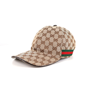 [중고명품다올] 구찌 웹 오리지널 GG 캔버스 볼캡 200035 M