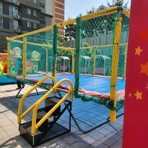 놀이기구 트램폴린, 바이킹, 기차 렌탈 중고판매 이미지