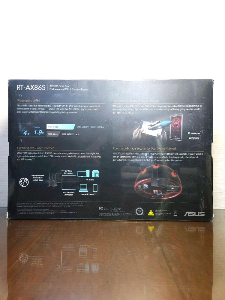 ASUS Wifi6 기가인터넷 유무선 공유기--1