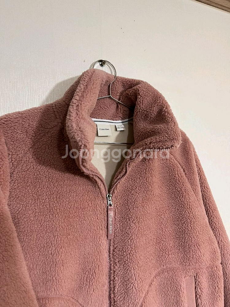 25FW 캘빈클라인 양털 뽀글이 셰르파 자켓--1