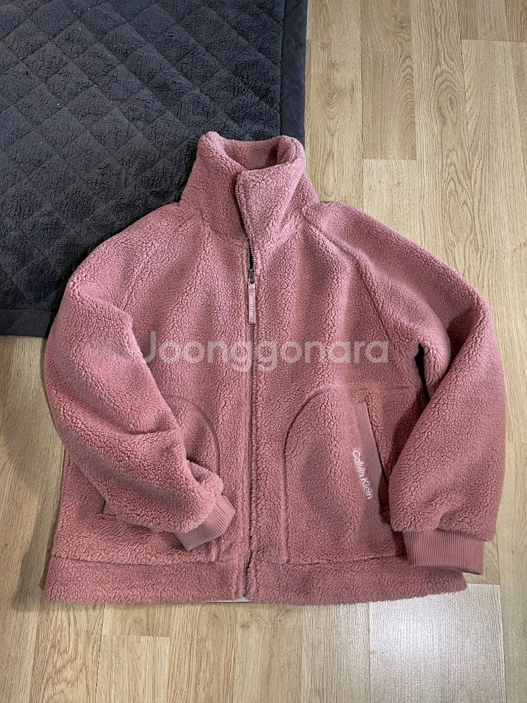 25FW 캘빈클라인 양털 뽀글이 셰르파 자켓--5