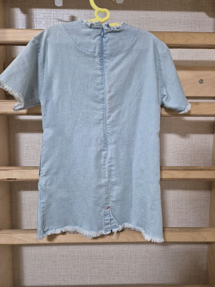 베네통키즈 여아 연청원피스(120사이즈)--1