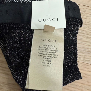 구찌 블랙 메쉬 스타킹(새상품,정품)