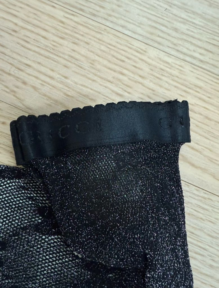 구찌 블랙 메쉬 스타킹(새상품,정품)--2