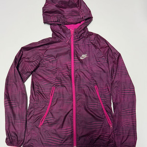 여성 나이키 러닝 핑크 후드 바람막이 S 이미지