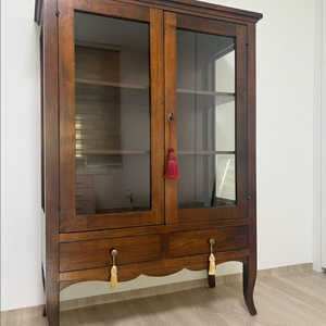 원목 앤틱 장식장 (이태리산)