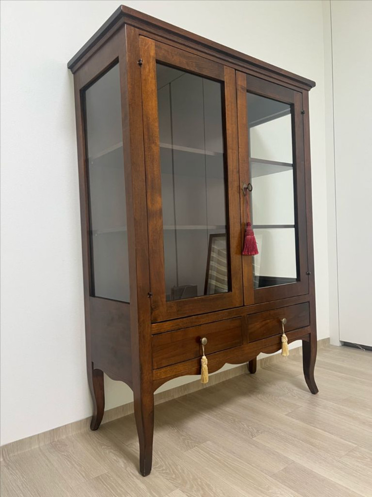 원목 앤틱 장식장 (이태리산)--1