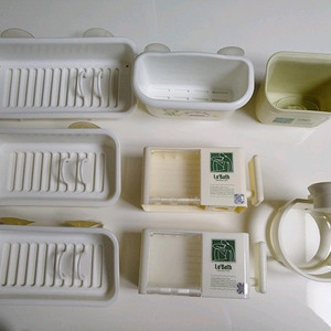 -비누 건조대 욕실수납통 칫솔수납함 8개 판매 이미지